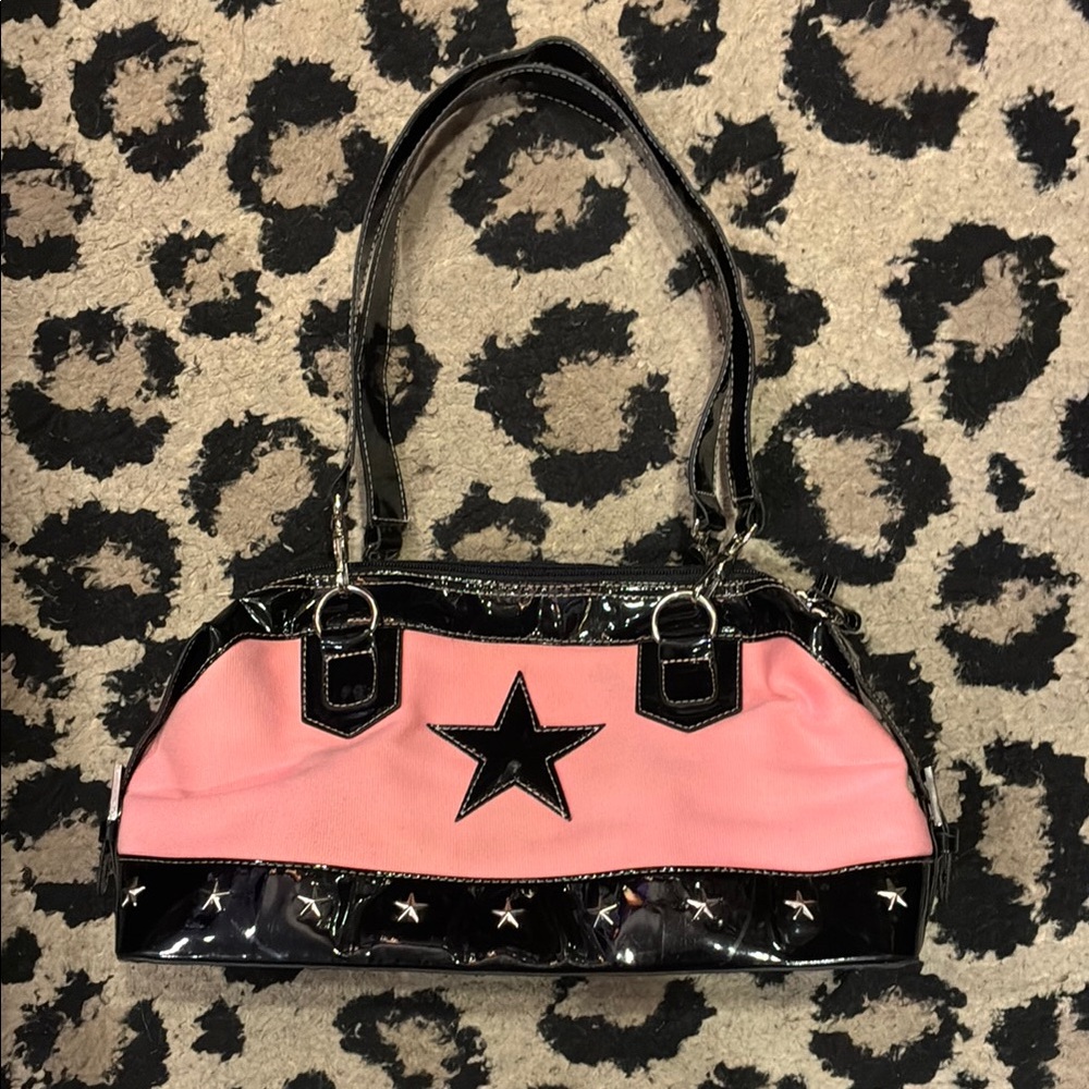Demonia Black & Pink Star Bag